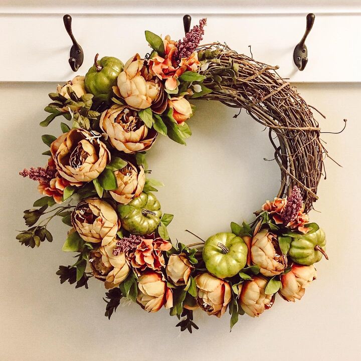 s 16 stunning fall wreaths that you can make for 30 or less, Fall Inspired Grapevine Wreath