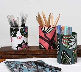 Upcycled Designer Desk Caddy