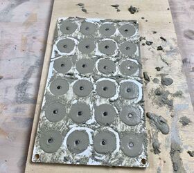 diy colorful cement magnets