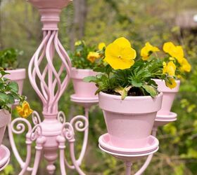 s 11 gorgeous decor ideas that will cost you next to nothing, Porch Chandelier Planter
