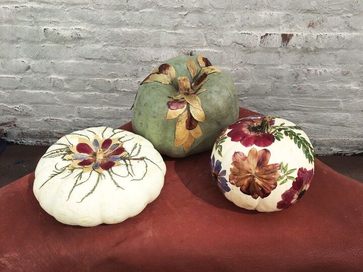 s 32 genius pumpkin ideas to try this fall, Gorgeous Foliage Pumpkins for Less Than 30