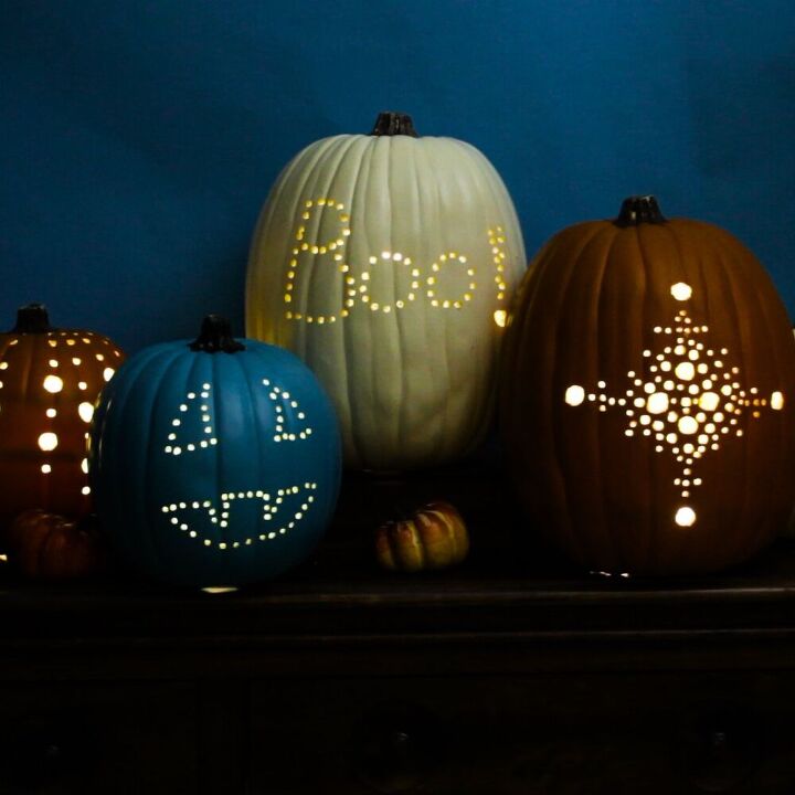 s 32 genius pumpkin ideas to try this fall, Last Minute Pumpkin Hack You Can Do In 5 Minu