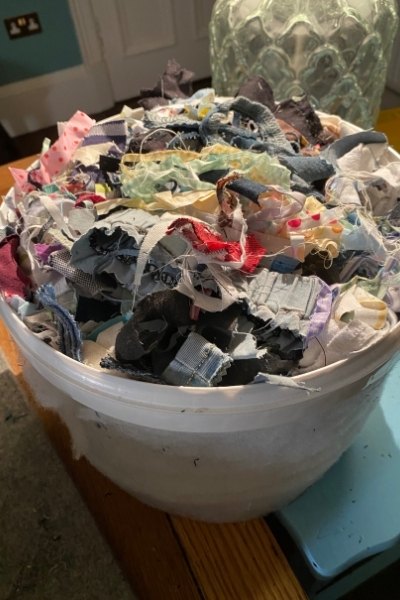 taburete diy de una baera de plstico reciclada