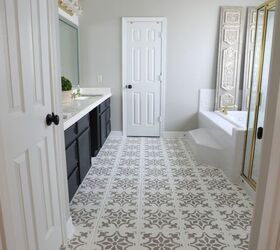 8 ways to beautify your bathroom floor without renovating