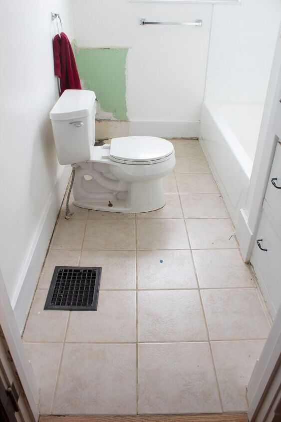 8 timas maneiras de obter um timo piso de banheiro, Atualiza o r pida e f cil do piso do banheiro
