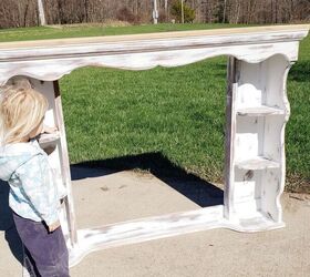 my first milk paint experience faux fireplace mantel