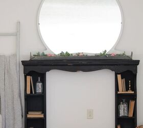 my first milk paint experience faux fireplace mantel
