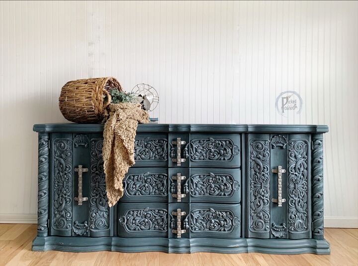 10 furniture transformations that ll make you stop and stare, Upcycled Thrifted Dresser