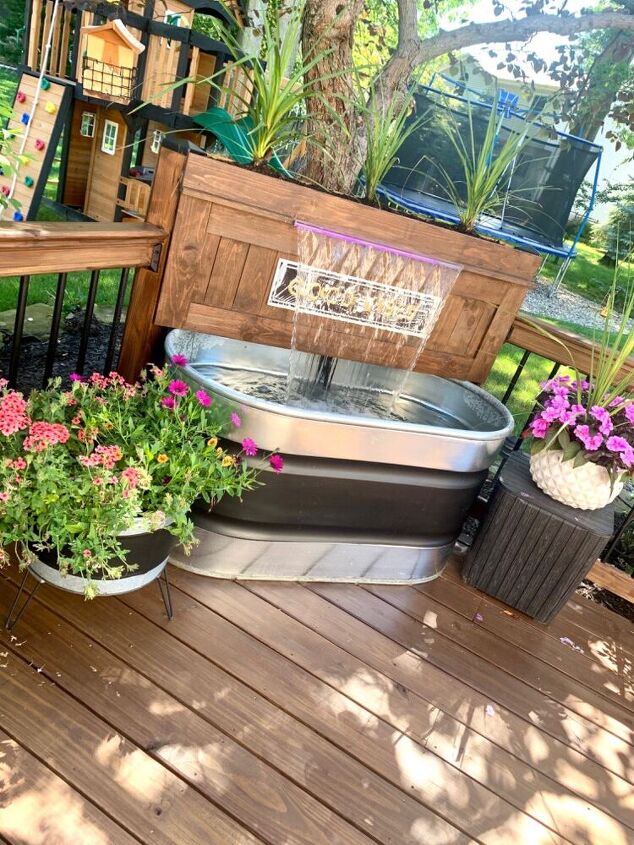 deck water feature