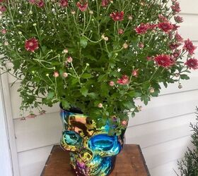 how to make a joanns skull planter dupe halloween fun