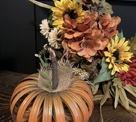 s 13 ways to decorate for fall using items you probably already own, Jar Lid Pumpkins