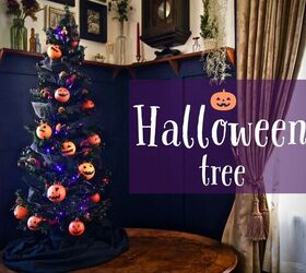 s 13 ways to decorate for fall using items you probably already own, Halloween Tree