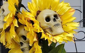 DIY Sunflower Skulls