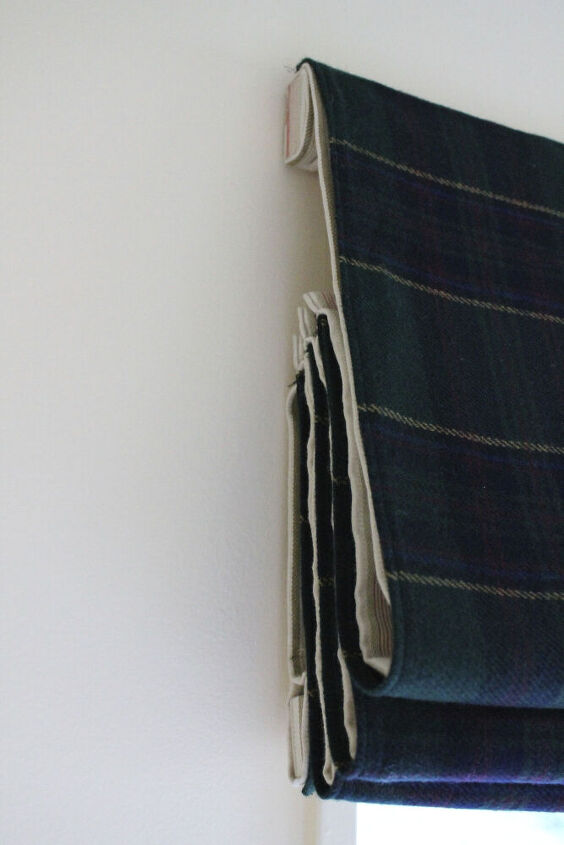 sneaky roman blind makeover
