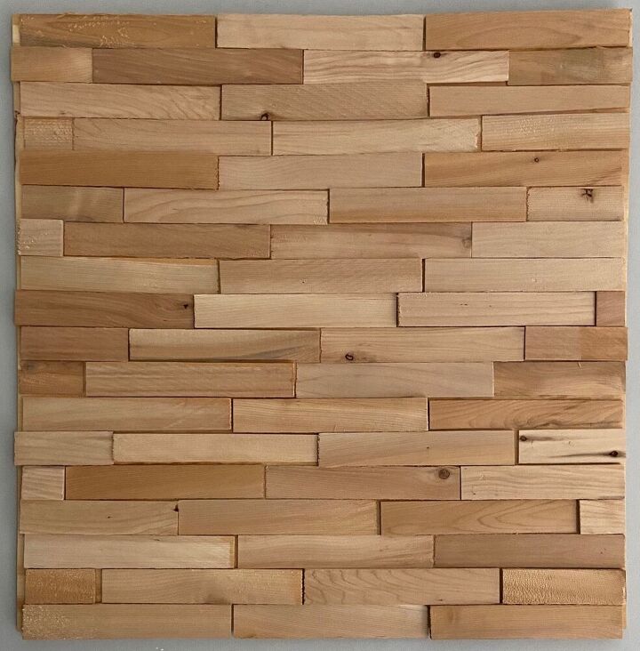 wood shim diy wall art