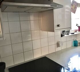 how to give your kitchen tiles a quick facelift, Plain tiles