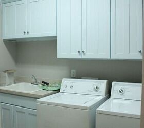 how to change the color of your laundry room cabinets