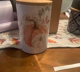 diy fall canister covers