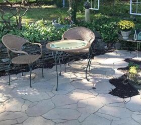 Neglected Pond Turned Beautiful Patio Area