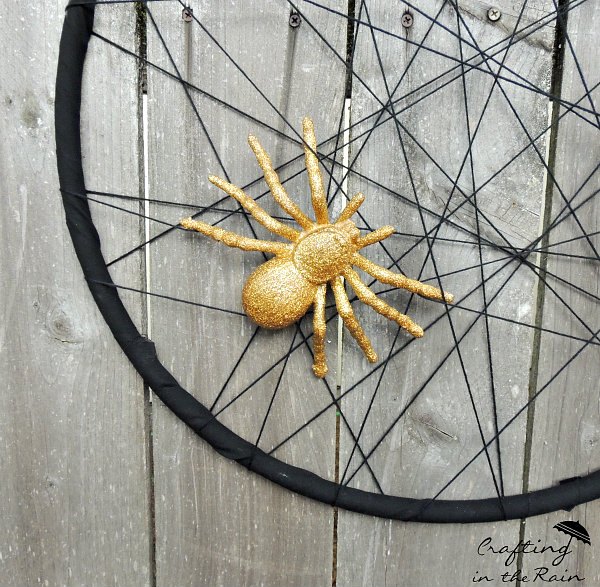 11 hula hoop decor ideas we never would ve thought of, Giant Spider Web halloween