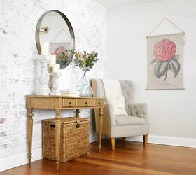 15 inexpensive faux brick makeovers that ll make you swoon, Faux Brick Wall