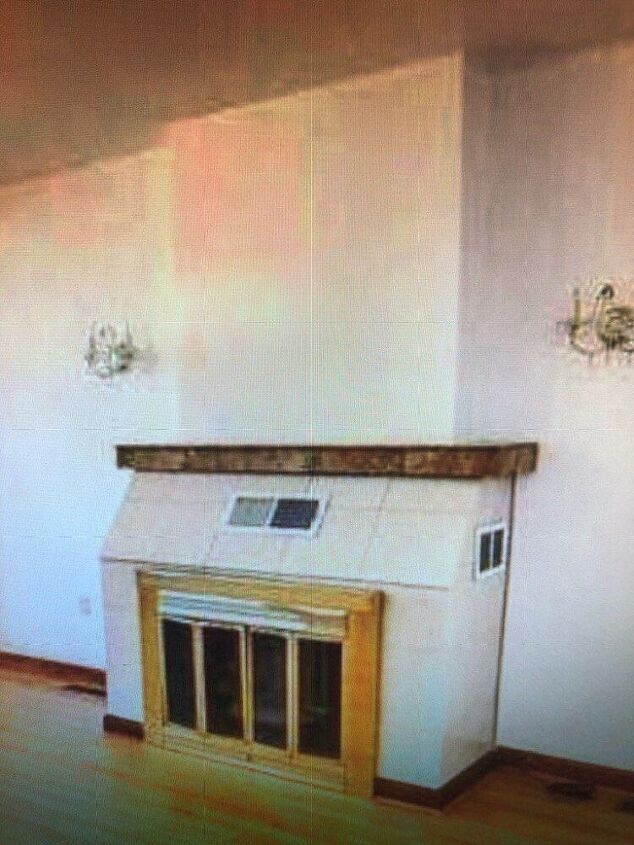 15 inexpensive faux brick makeovers that ll make you swoon, Mini Fireplace Makeover
