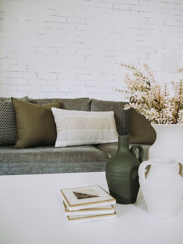15 inexpensive faux brick makeovers that ll make you swoon, DIY Faux Brick Wall