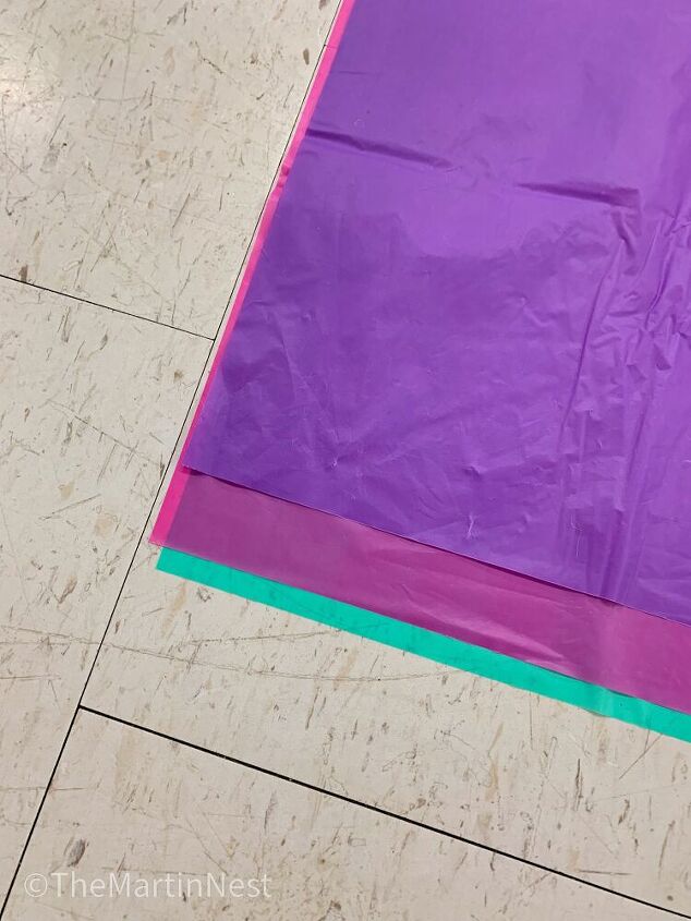 birthday backdrop from dollar store tablecloths