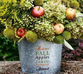 create a foraged autumn harvest arrangement