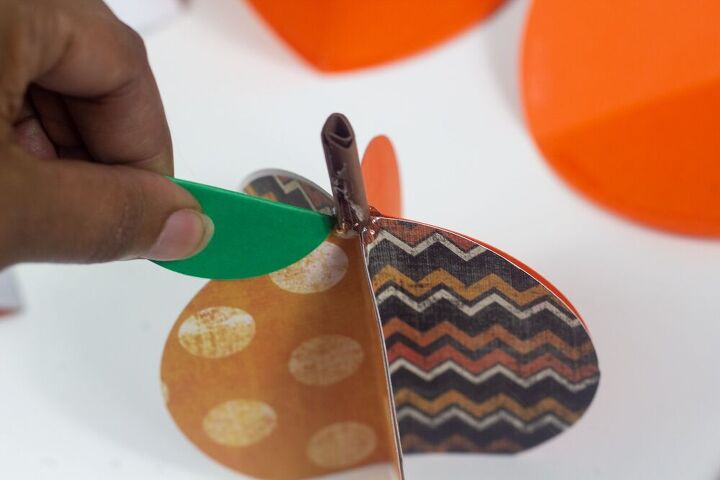 easy paper pumpkin craft with cricut