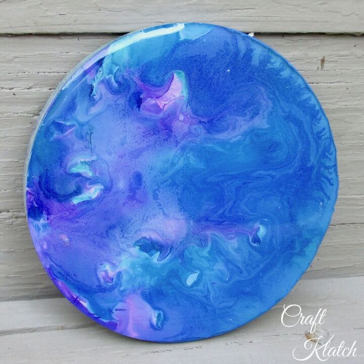 alcohol ink resin coasters easy diy