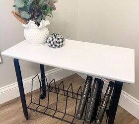spray painted file cart