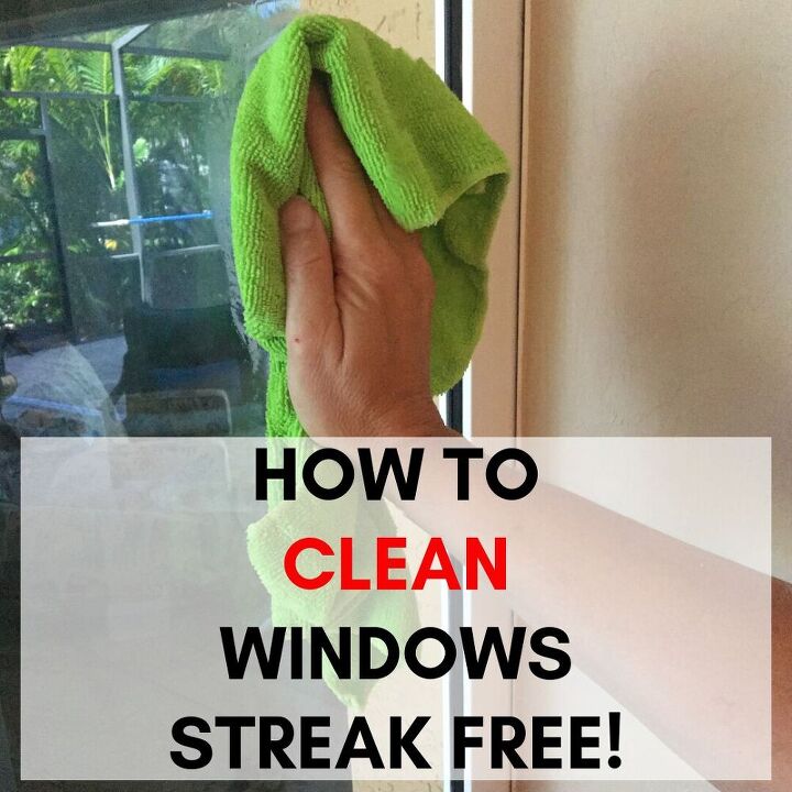 a melhor maneira de limpar janelas e espelhos