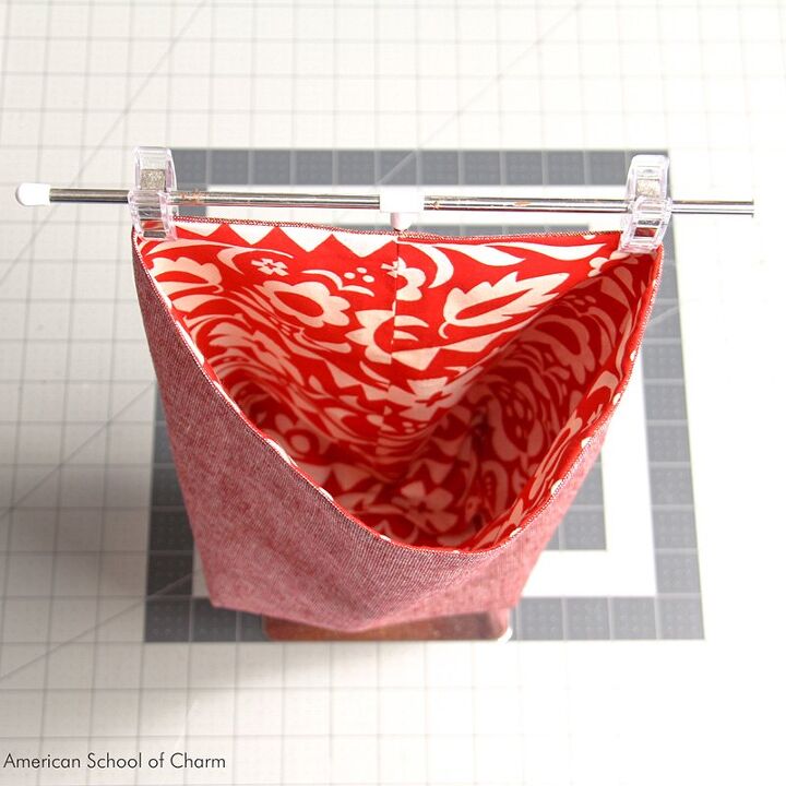 how to make a lined drawstring gift bag