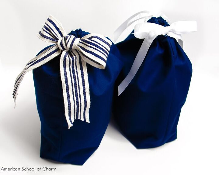 cmo hacer una bolsa de regalo con cordn sin forro