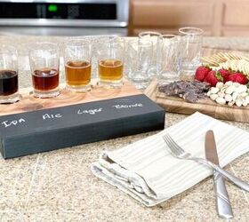 DIY Drink Flight Tasting Board Hometalk