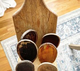 how to make a wood spoon rack
