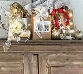 quick easy and inexpensive diy christmas gift bags