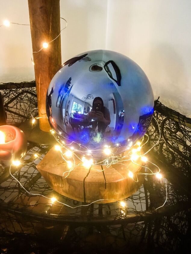 decorao de bola de cristal de halloween