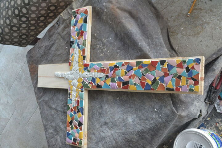 cruz de mosaico 3d
