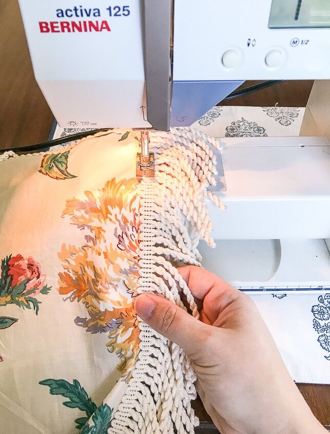 how to sew a pretty chintz tablecloth