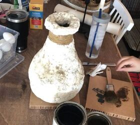 paper mache vase
