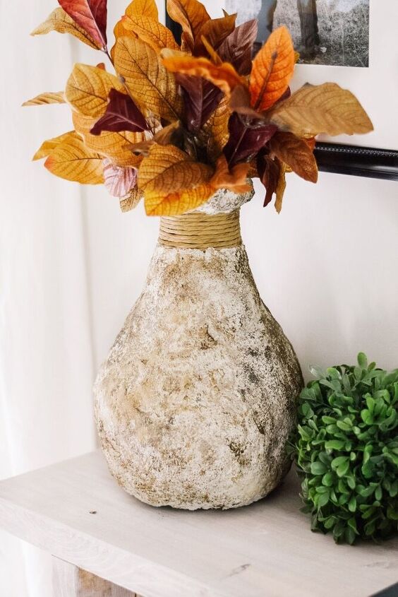 paper mache vase