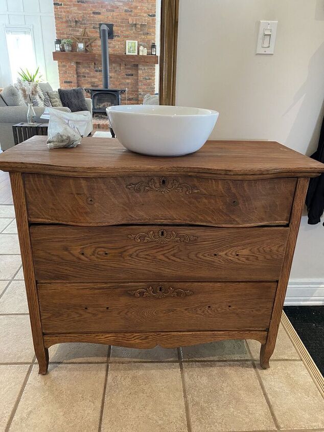Vintage Dresser Vanity | Hometalk Vintage Dresser Vanity | Hometalk