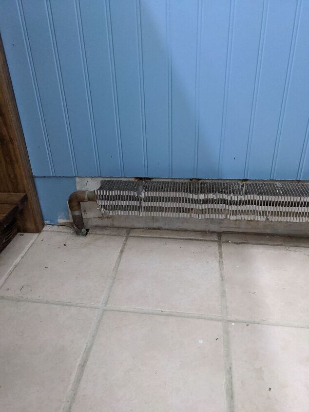 how to make safe diy baseboard heater covers out of wood, Baseboard hydronic heating with metal covers