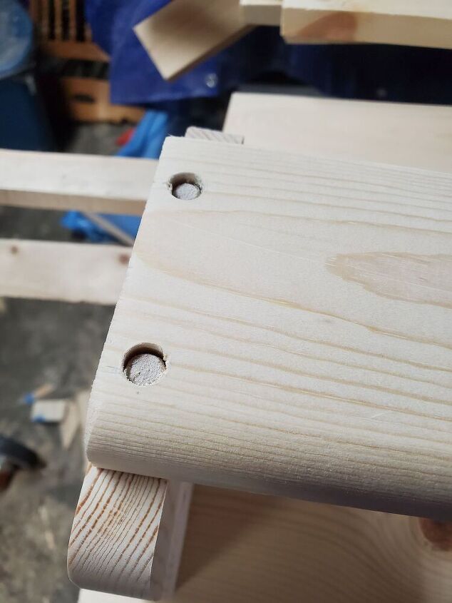 how to make safe diy baseboard heater covers out of wood, Adding dowel joints