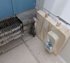 how to make safe diy baseboard heater covers out of wood, Attaching the double roller catch