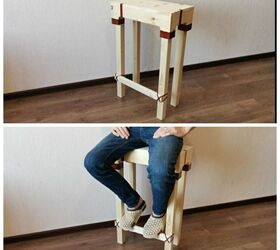 how to build a bar stool from plastic bottles