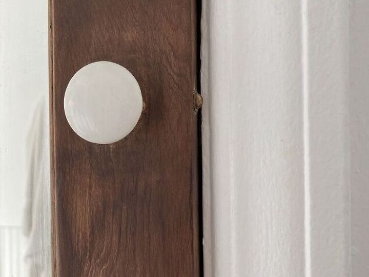 q cabinet door refinish latch hits frame