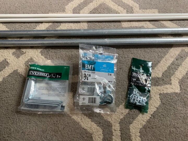 simple inexpensive double curtain rods and brackets